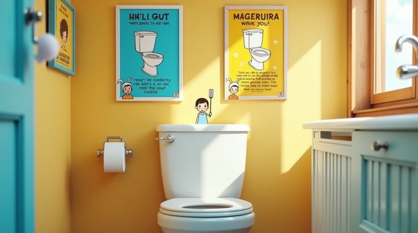 Des affiches WC humoristiques qui égayent votre toilette