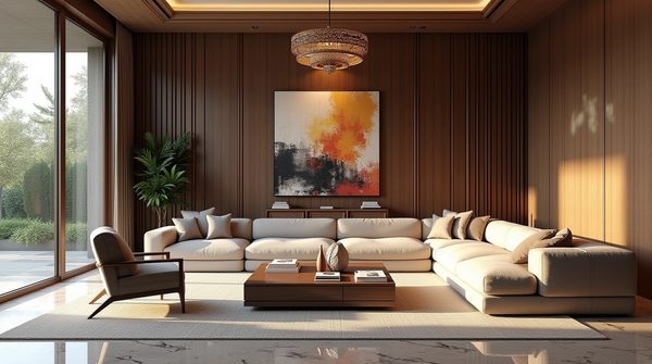 L'art de l'architecture d'intérieur avec maison brune